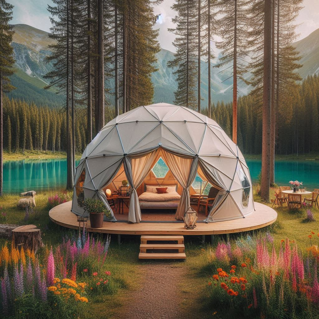 19' Geodesic Glamping Dome