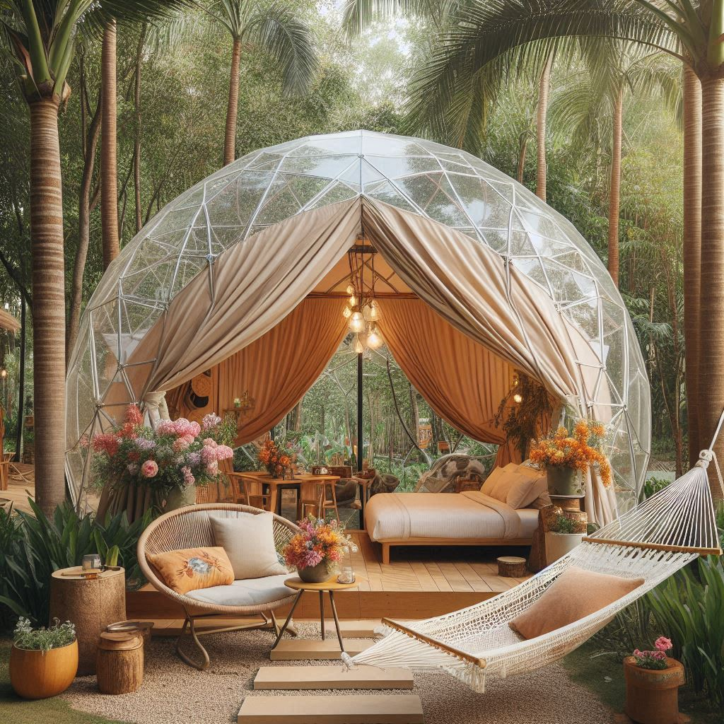 19' Geodesic Glamping Dome